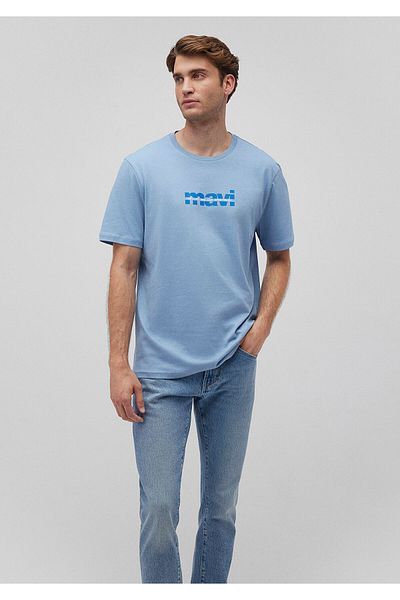 Mavi Tricou imprimat cu logo Regular Fit / Normal Cut 0610943-70731