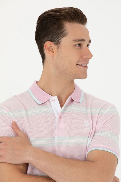 U.S. Polo Assn. Ανδρικό μπλουζάκι με γιακά Magnolia Polo 50263355-VR211