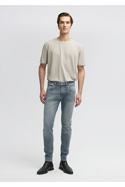 Mavi Kvnç Schwarze hellgraue Jeanshose 001070-83703