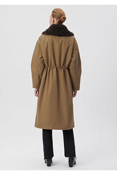 Mavi Prémiový límec z umělé kožešiny Khaki Parka volný střih / volný pohodlný střih1110211-71298