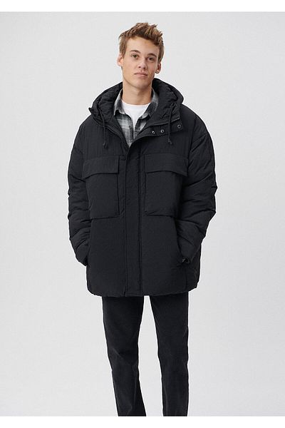 Mavi Μαύρο Puffer Jacket με κουκούλα 0110245-71379
