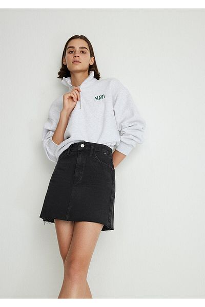 Mavi Bailey Grauer 90er Vintage-Jeansrock 1310204-85303