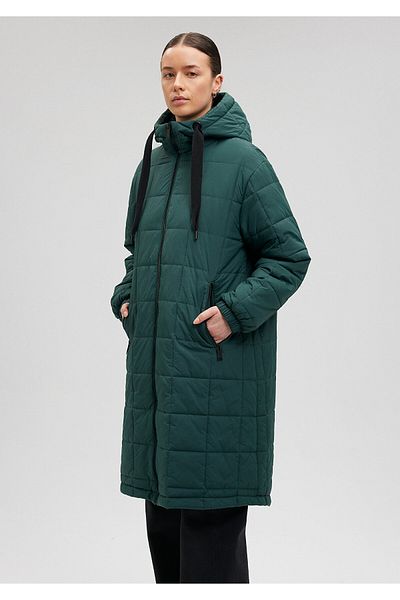 Mavi Parka matlasata supradimensionata verde - cu gluga, croiala larga1110132-71929