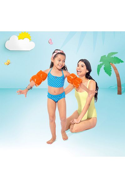 Intex أكمام بحرية للأطفال - - مفصل مزدوج - 19*19 سم (59640)
