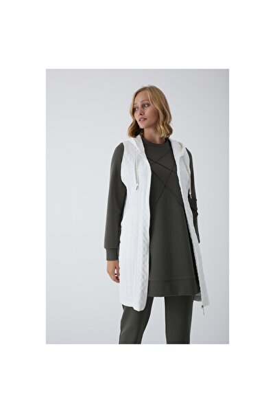 Moodbasic YENİ KADIN TAŞLI KORDONLU İNCE YELEK MB28.59