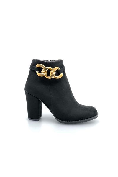 Kids Club Shoes Feles Side Chain Classic Γυναικείες Μπότες ΜΑΥΡΟ