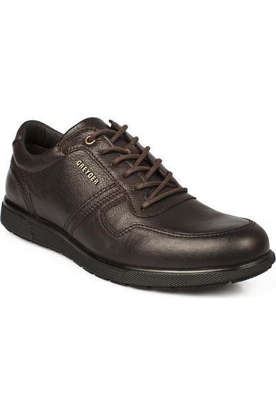 Kids Club Shoes Greyder 10201 MR Ανδρικά παπούτσια COMFORT ΚΑΦΕ