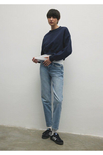 Mavi Cindy Classic Denim Orta Mavi Jean Pantolon 100277-86393