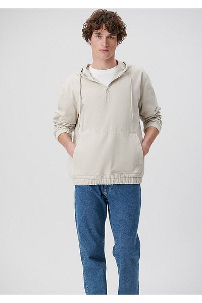 Mavi Beige Sweatshirt mit Kapuze - 0210709 -70134