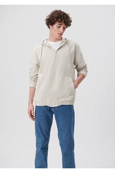 Mavi Beige Sweatshirt mit Kapuze - 0210709 -70134