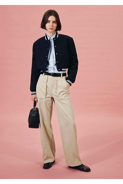 Mavi Wide Leg Beige Trousers1010638-86596