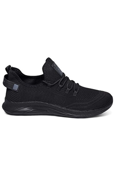Kids Club Shoes Pasomia 062 حذاء رياضي محبوك للجنسين باللون الأسود