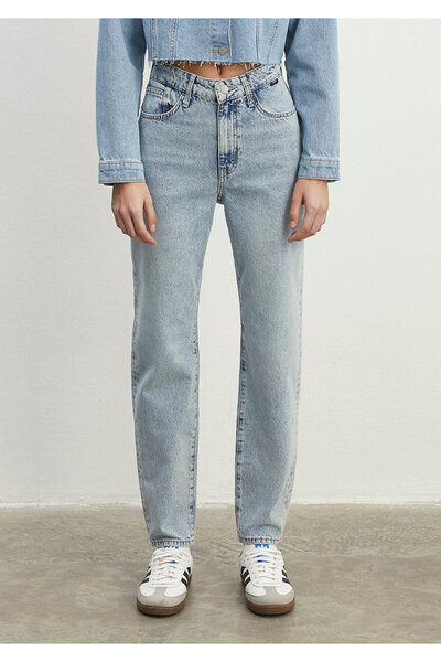 Mavi Happy Street Ice Blue Jean Pants101453-86458