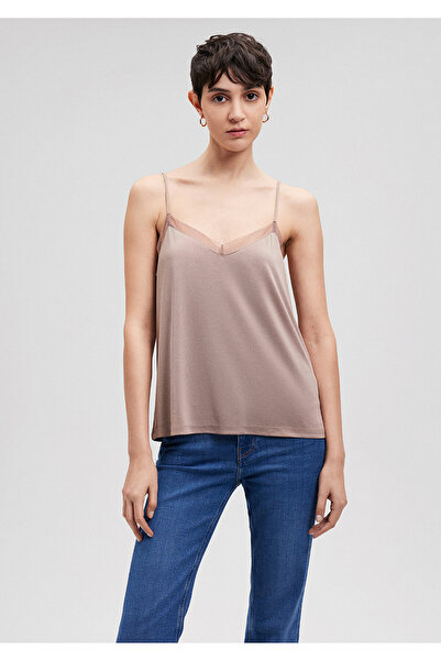 Mavi Pink Slim Fit Lace Detailed Thin Strap Ball - 1612198 -70320