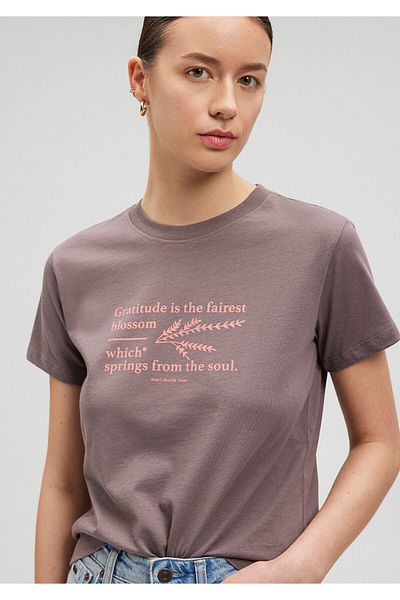 Mavi Τυπωμένο μωβ T-Shirt Slim Fit / Slim Fit1612222-86683