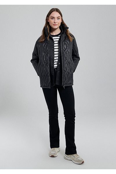 Mavi Капитонирано черно яке Oversize/Wide Cut1110332-900
