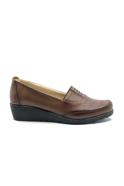 Kids Club Shoes Berfilla Dr.Tavsiyeli 100% Leather Mother's Women's Ballerina Shoes TABA