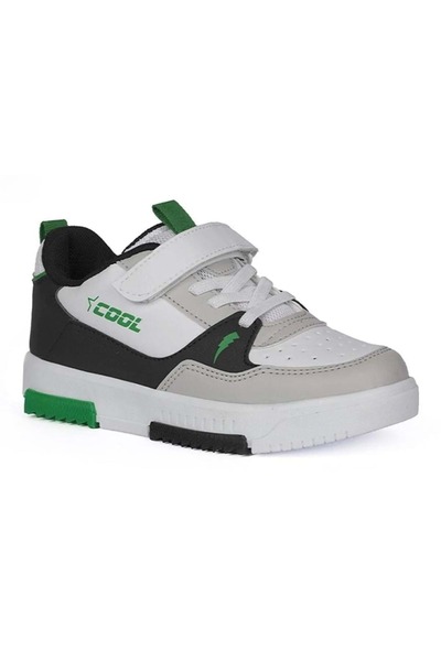 Kids Club Shoes Cool Max Force Sneaker Παιδικά Αθλητικά Παπούτσια ΛΕΥΚΟ-ΠΡΑΣΙΝΟ