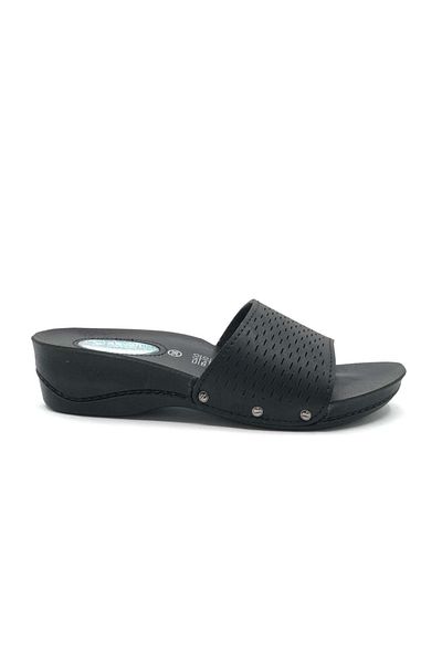 Kids Club Shoes Aryan 68-791 Gel Heel Spur Special Dr.Tavsiyeli Ορθοπεδικές Γυναικείες Παντόφλες ΜΑΥΡΕΣ
