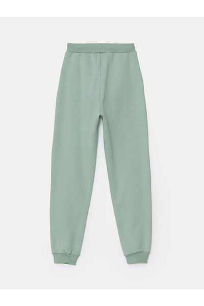 LC Waikiki Pantaloni de sport Jogger groși pentru fete - cu talie elastică W40096Z4