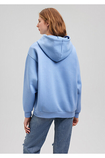 Mavi Logo Baskılı Kapüşonlu Sweatshirt 1600361-70856