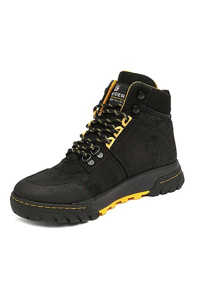 Kids Club Shoes Greyder 15713 Sympatex Αδιάβροχα Ανδρικά Μποτάκια εξωτερικού χώρου ΜΑΥΡΟ