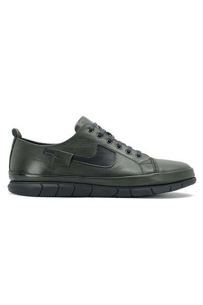 Kids Club Shoes James Franco 3722 Casual Δερμάτινα Ανδρικά Παπούτσια KHAKI