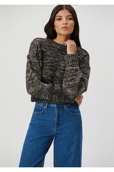 Mavi Gray Sweater Crop / Short Cut1710368-70123