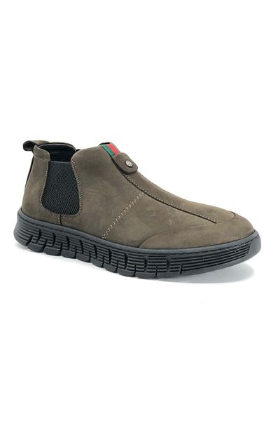 Kids Club Shoes James Franco 6320 Casual Sports Δερμάτινες Ανδρικές Μπότες ΚΑΦΕ