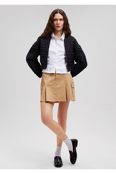 Mavi Beige Mini Skirt with Pocket Detail1310444-86638