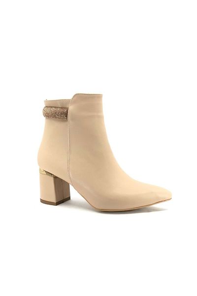 Kids Club Shoes Feles Ankle Stripe Stone Κλασικές Γυναικείες Μπότες χαμηλού κοψίματος NUT