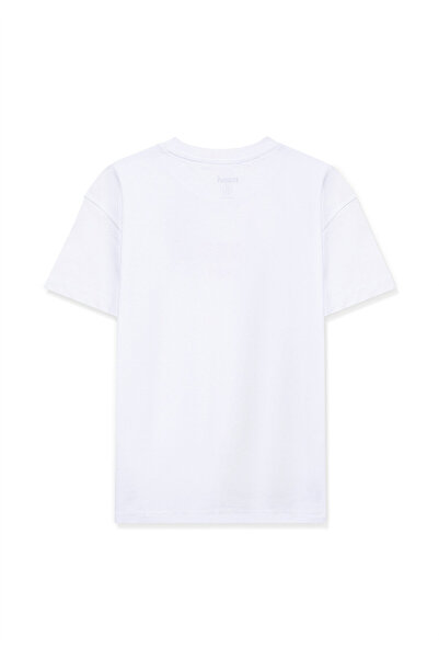 Mavi Istanbul Printed White T-Shirt Loose Fit / Loose Relaxed Fit7610175-620