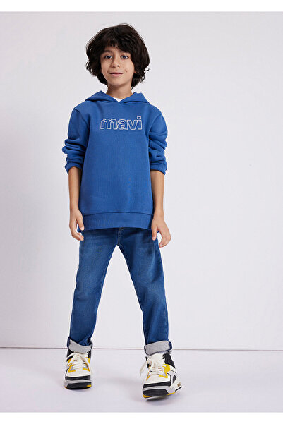 Mavi Mikina s kapucí s potiskem loga 6s10041-70719