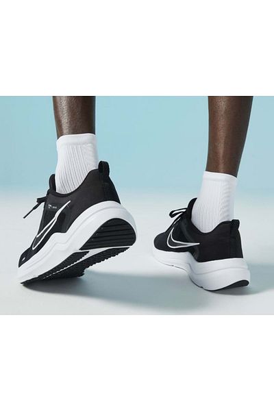 Nike Dd9293-001 Downshifter 12 Ανδρικά Αθλητικά Παπούτσια Μαύρο-άσπρο
