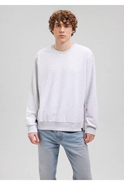 Mavi Základní mikina Crew Neck Grey 0S10127-85438