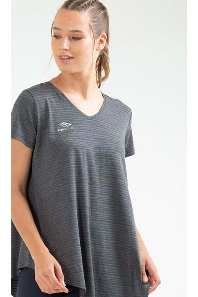 UMBRO Vf-0081 Black Cross T-shirt - Women