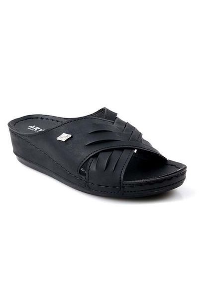 Kids Club Shoes Aryan D.r Προτεινόμενες Ορθοπεδικές 09-889 Γυναικείες Παντόφλες ΜΑΥΡΕΣ