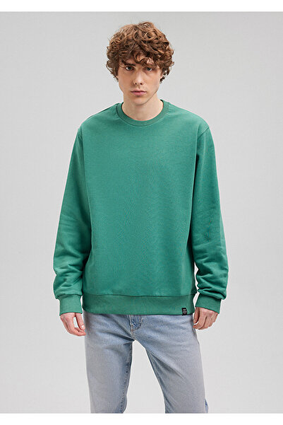 Mavi Základní mikina Crew Neck Green 0S10127-71697