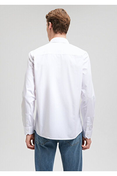 Mavi Λευκό πουκάμισο Slim Fit / Slim Fit0211012-620