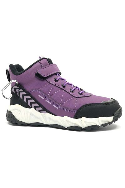 Kids Club Shoes Μωβ Taykan Softshell Outdoor Παιδικές Μπότες - Αντιολισθητική σόλα από καουτσούκ