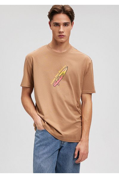 Mavi Brown Printed T-Shirt - Loose Fit0612060-82337