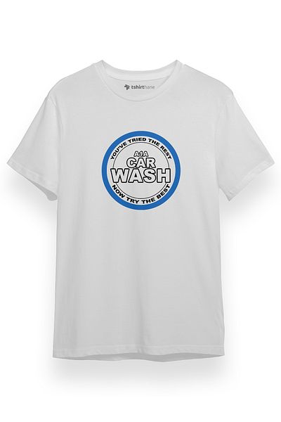 Tshirthane Ανδρικό μπλουζάκι Breaking Bad A1A Car Wash Λευκό κοντομάνικο