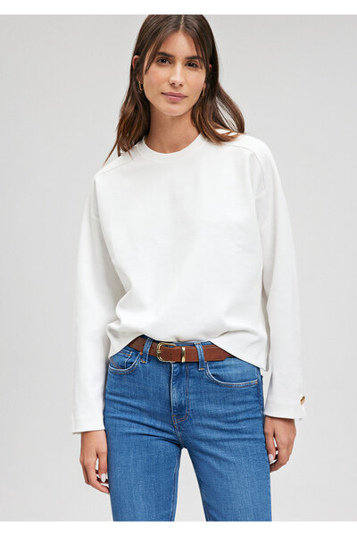 Mavi Λευκό T-Shirt Oversize / Wide Cut1612671-70057