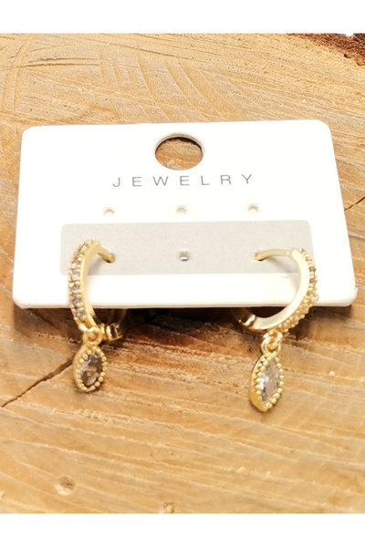 Monalisa Home أقراط بتصميم فاخر من حجر الزركون