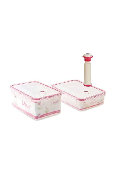 Moonstar Vakumlu Mııdle Saklama Kabı Seti  (1,6 lt+0,8 lt)