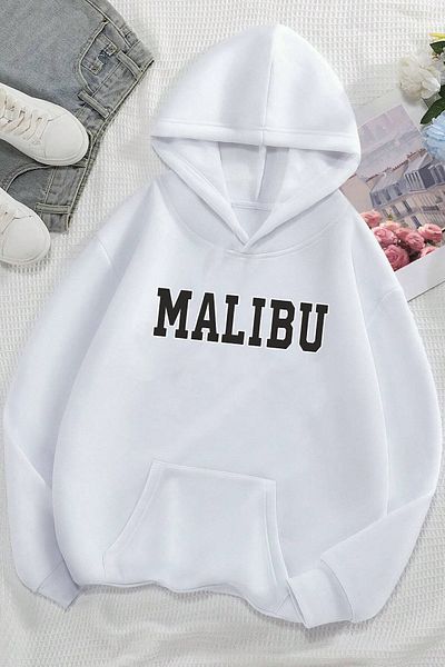 uyguntarz Φούτερ Unisex Malibu Printed Oversize