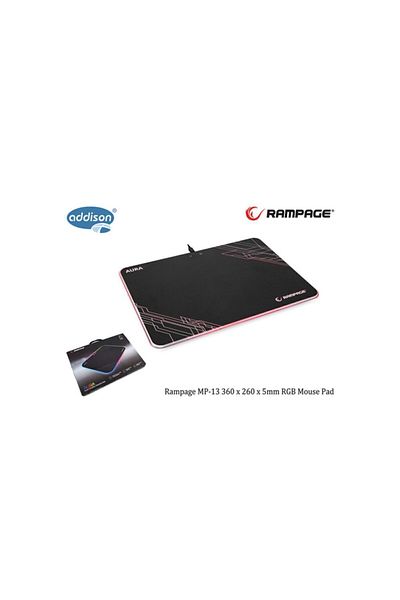 Rampage Mp-13 Aura 360x260x5mm Gaming RGB Mouse Pad