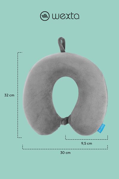 Wexta Seyahat Boyun Yastığı Comfort Ortopedik Seyahat Yastığı Visco