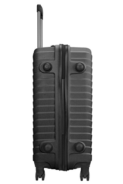 Wexta WX-1001 Siyah Büyük&Kabin 2'Li Set Valiz