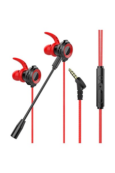 Rampage Rm-k21 Superb 3,5mm Gaming Kırmızı Kulak Içi Mikrofonlu Oyuncu Kulaklık